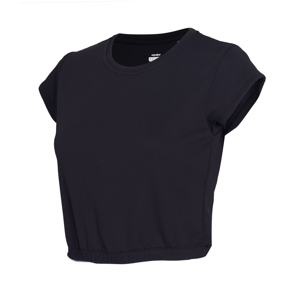Equipe Women's Crop top with garter Black