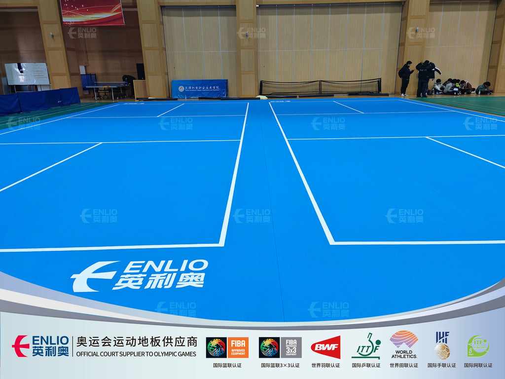 Enlio Indoor Pickleball Court Mat Rolls
