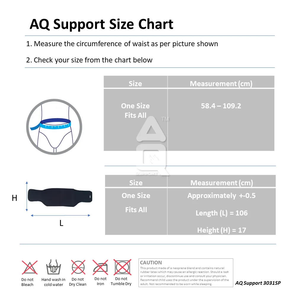 AQ 3031 Waist Support
