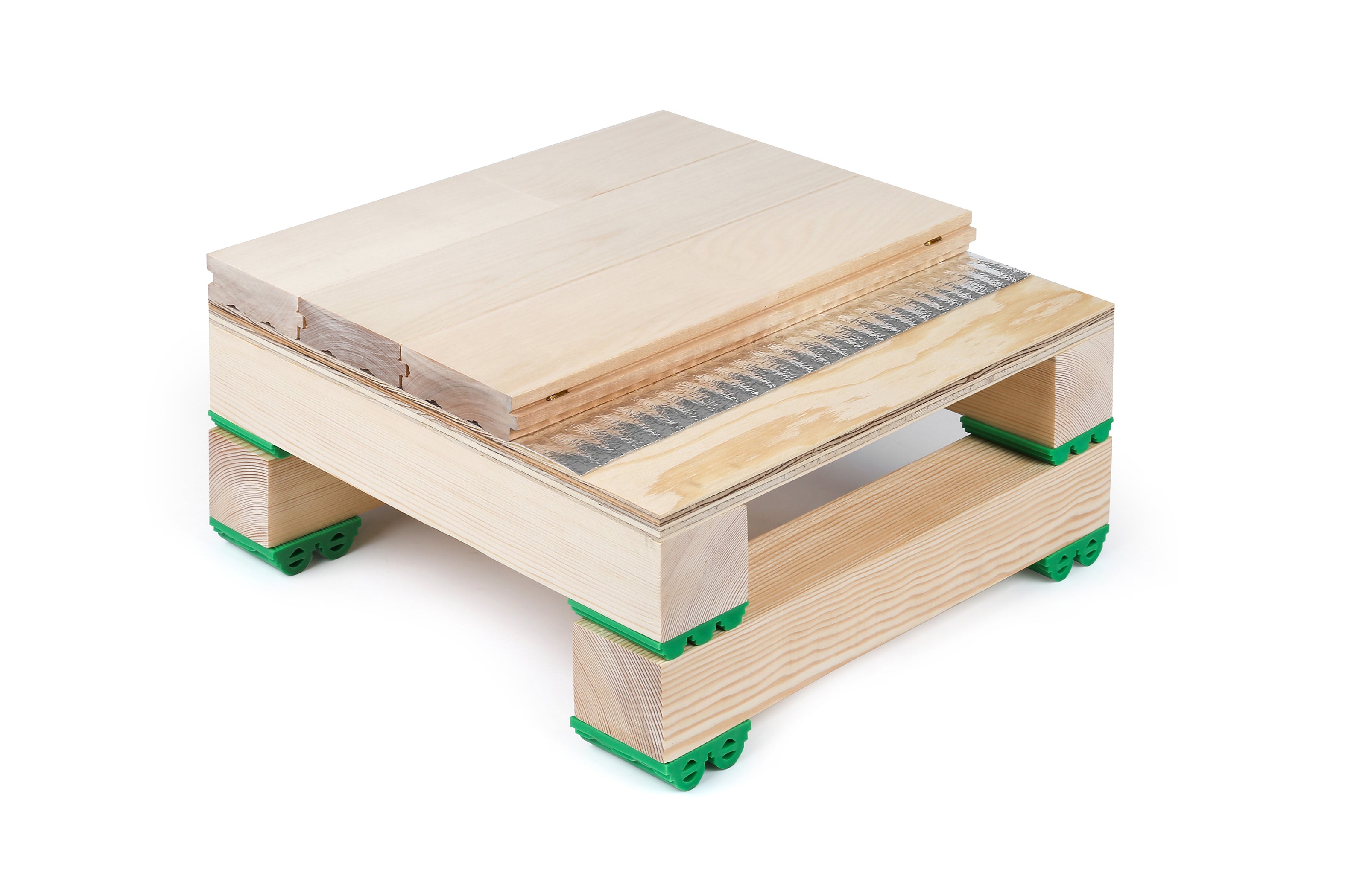 Enlio Double-Layer Keel Hardwood Sports Floor