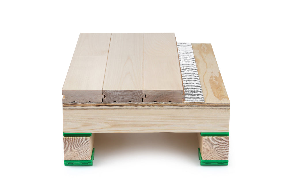 Enlio Double-Layer Keel Hardwood Sports Floor