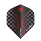 Winmau Prism Zeta Black, Grey and Red Darts Flights