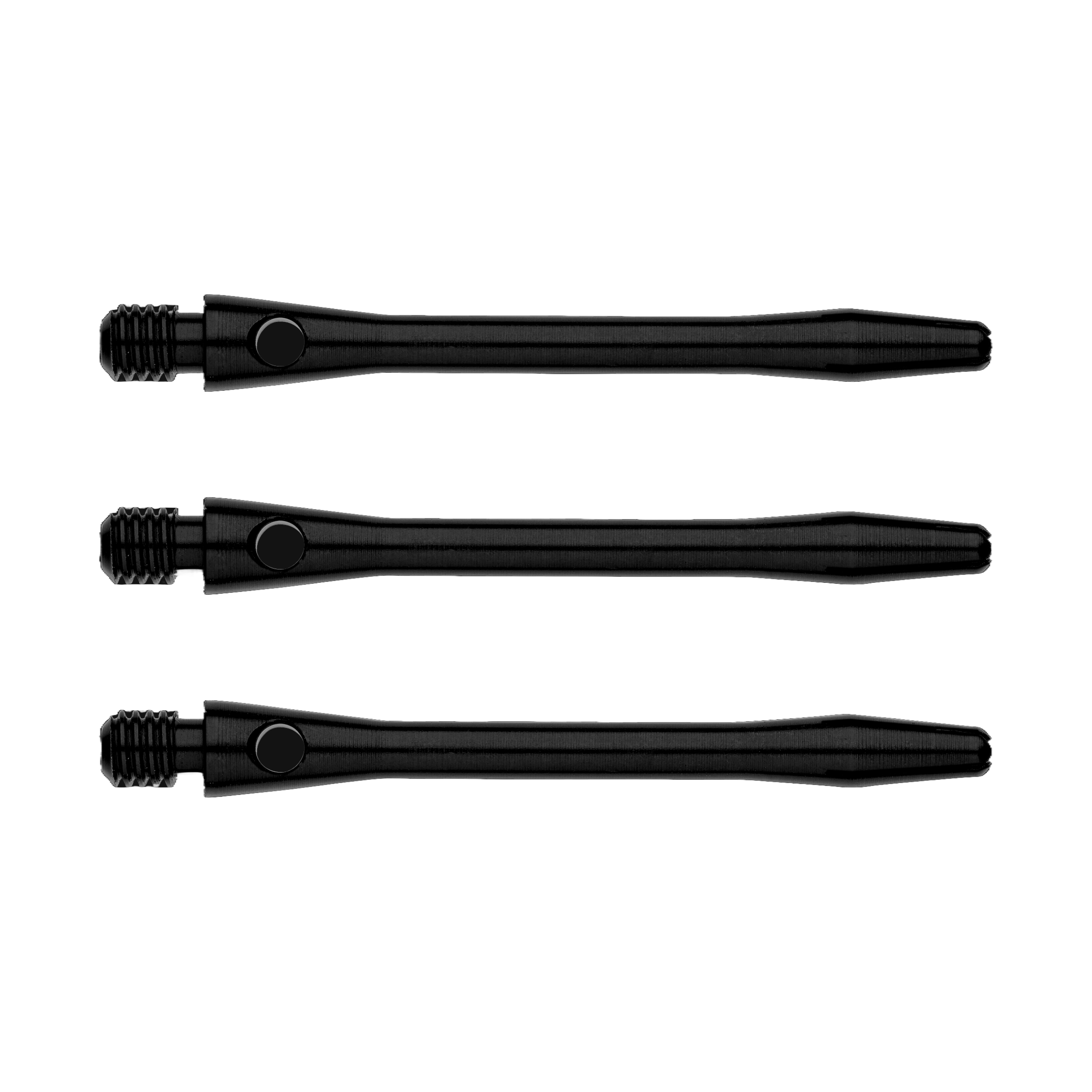 Winmau Anodised Aluminium Short Black Darts Shafts