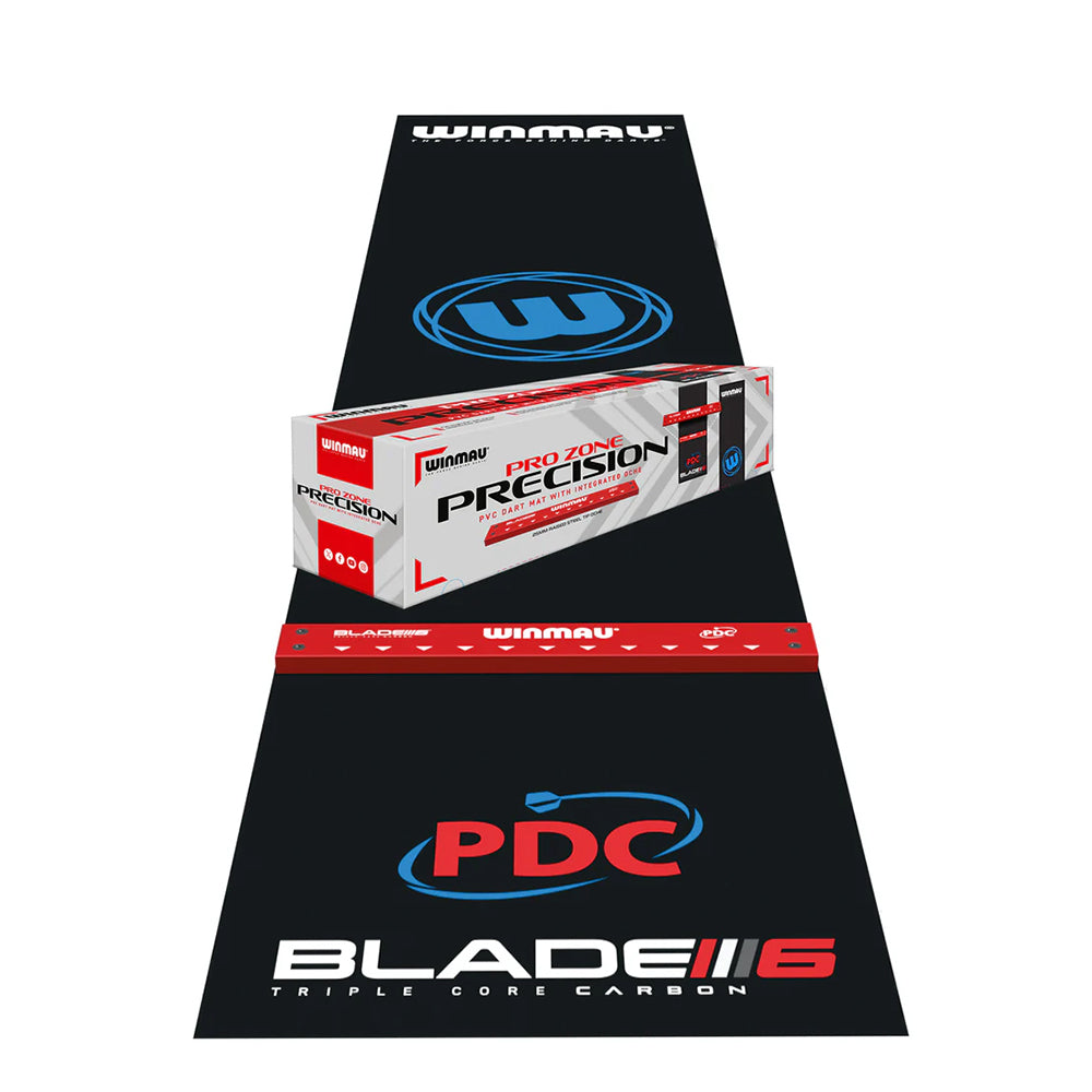 Winmau Pro Zone Precision PVC Dart Mat & Integrated Oche