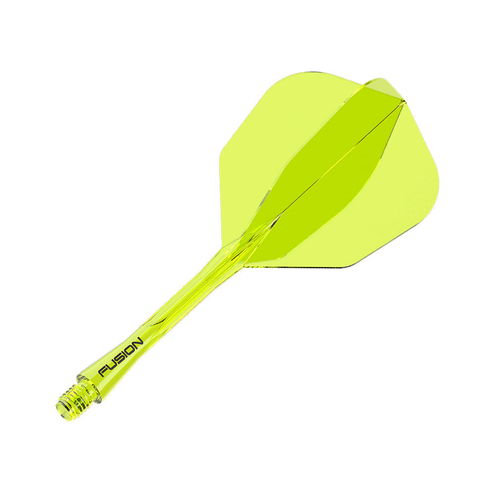 Winmau Fusion #6 Shape Integrated Yellow Flight & Shaft