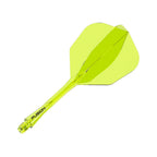 Winmau Fusion #6 Shape Integrated Yellow Flight & Shaft