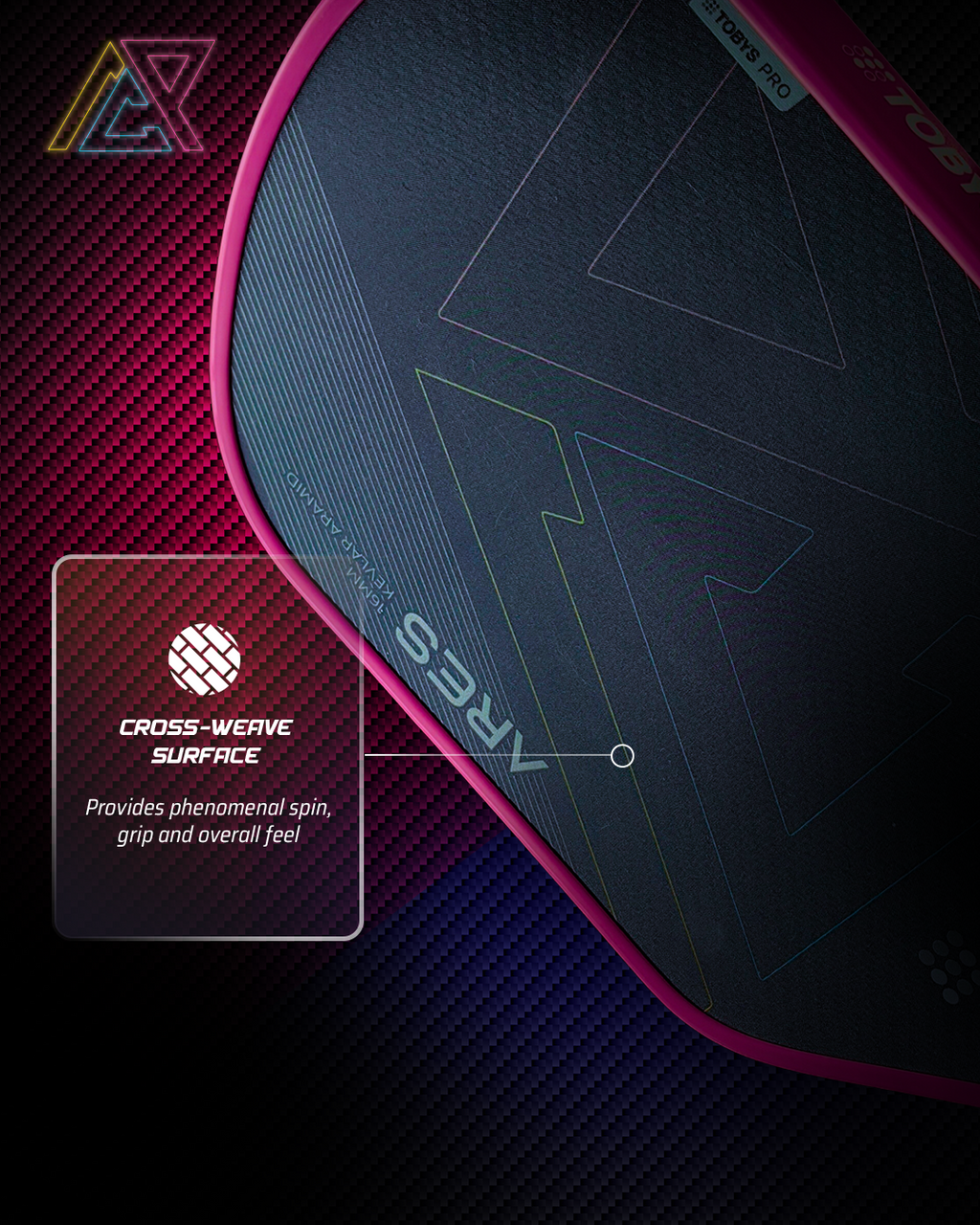 Toby's Pro ARES X ACP Pickleball Paddle