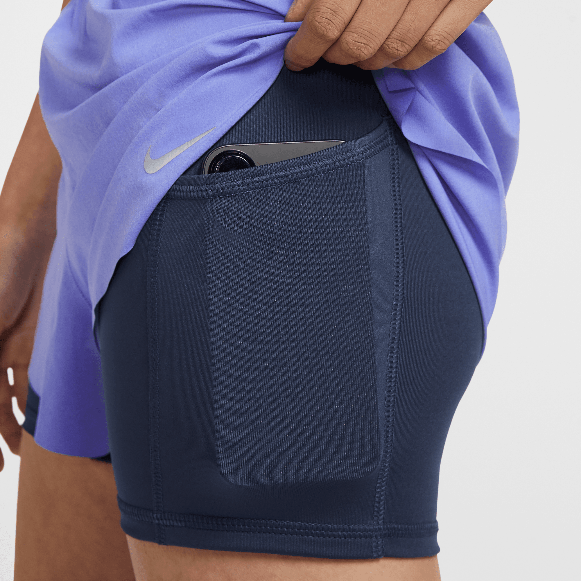 Nike Swift Women's Dri-FIT Mid-Rise 2-in-1 Running Shorts