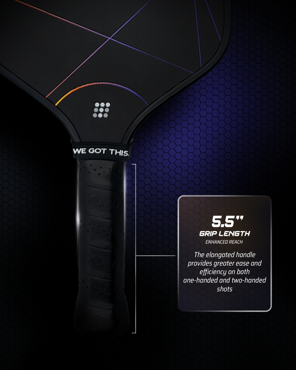 Toby's Pro Atlas 1 Pickleball Paddle
