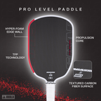 JOOLA Graf Pro 16mm Pickleball Paddle