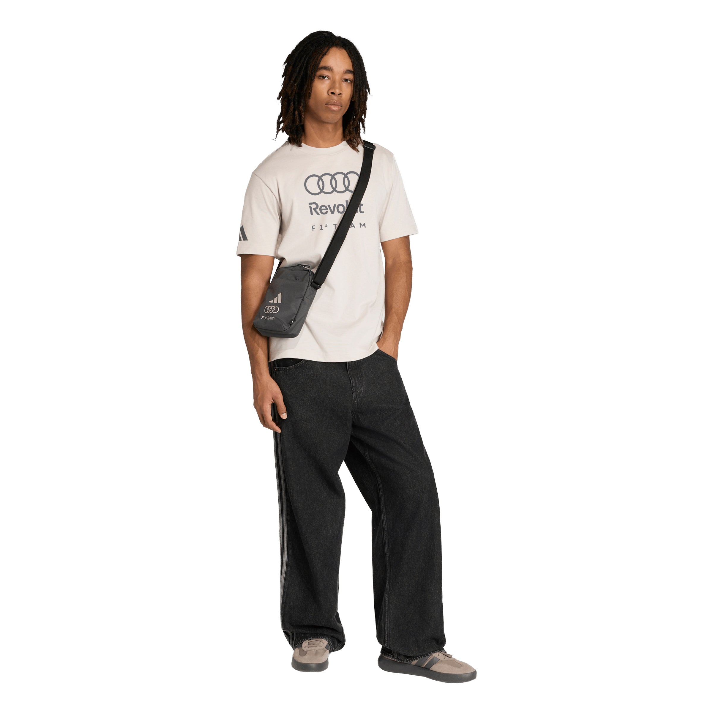 adidas Men's Audi Revolut F1 Team DNA Graphic Tee