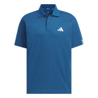 adidas Men's Essentials Plus Loose Fit Small Logo Short Sleeve Polo Shirt