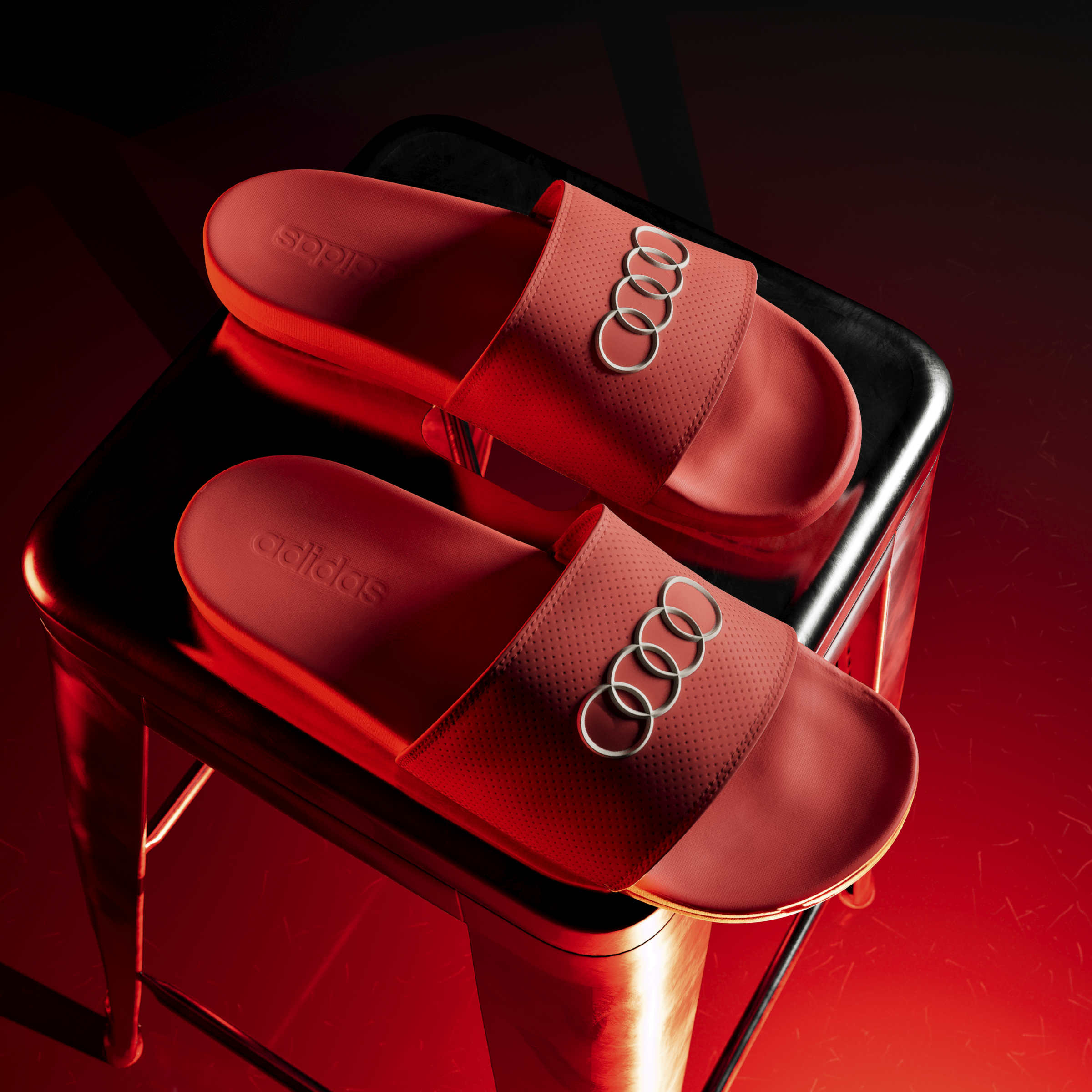 adidas Unisex adilette Comfort Audi Revolut F1 Team Slides