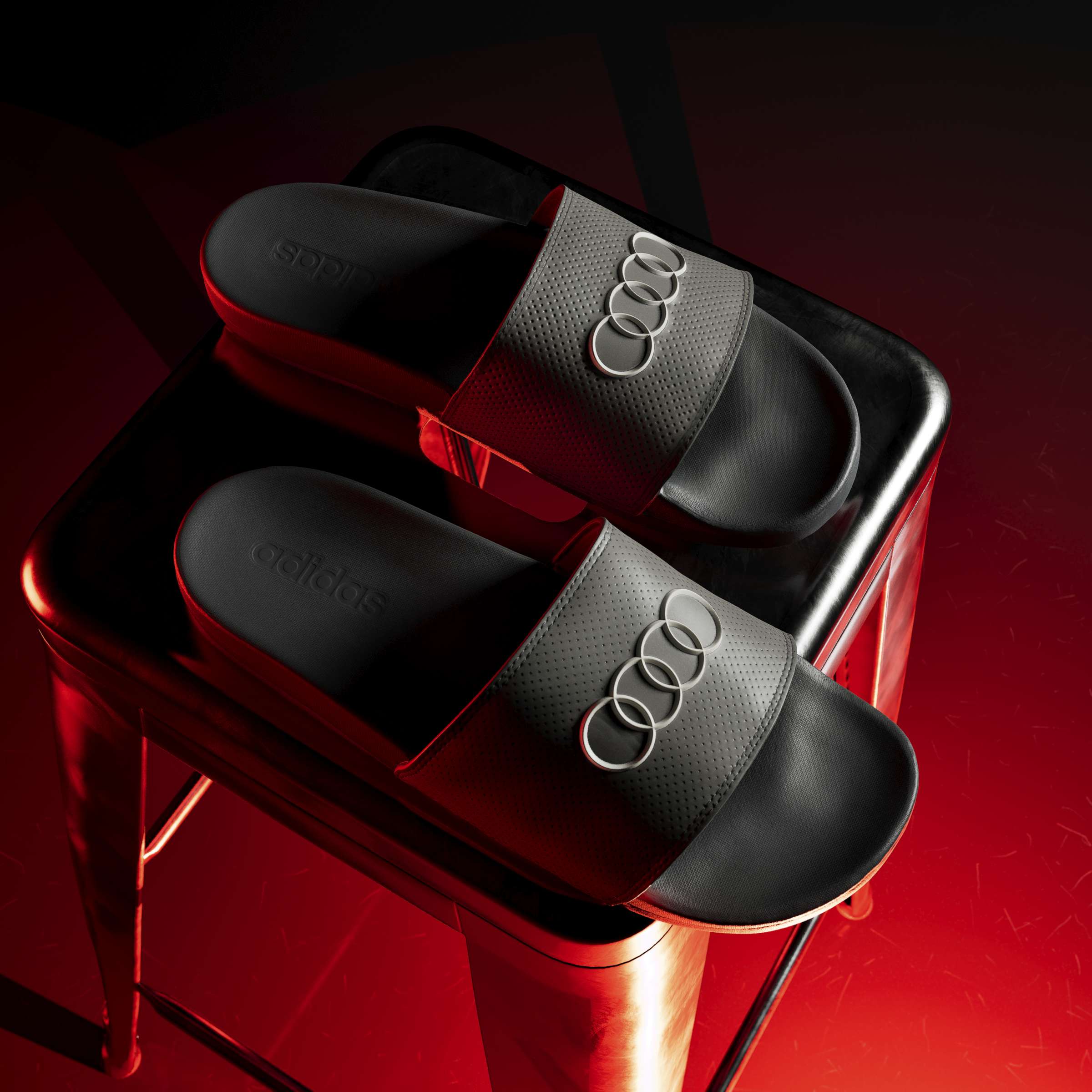 adidas Unisex adilette Comfort Audi Revolut F1 Team Slides