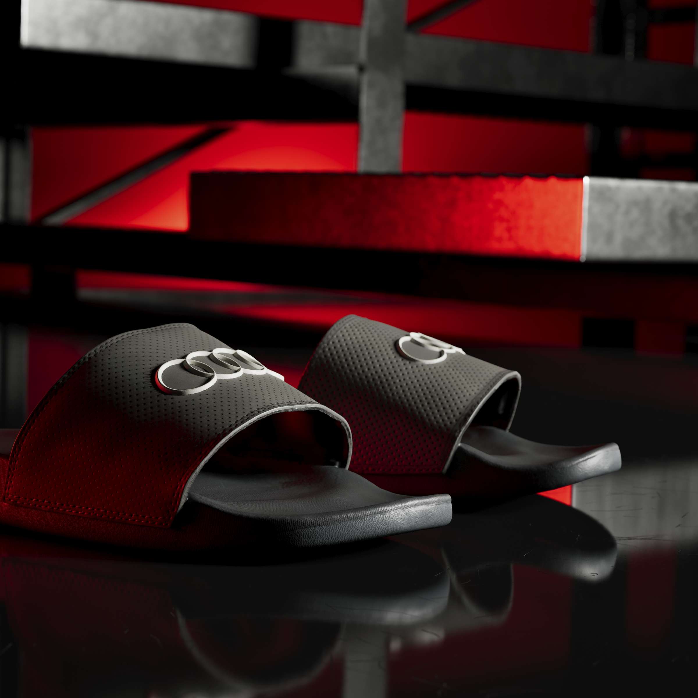 adidas Unisex adilette Comfort Audi Revolut F1 Team Slides