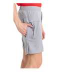 Equipe Men's TECH-DRY Athletic Shorts Light Grey