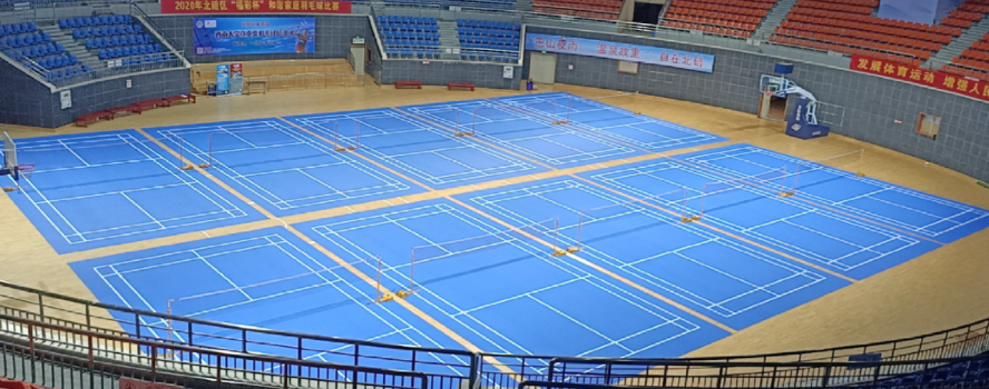 Enlio Crystal Sand Badminton Court Mat