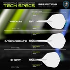 Winmau Fusion #6 Shape Integrated Clear Flight & Shaft