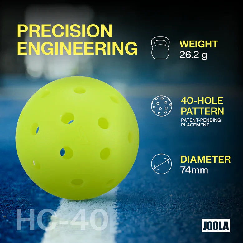 JOOLA HC-40 Pickleball Balls 3 Pack