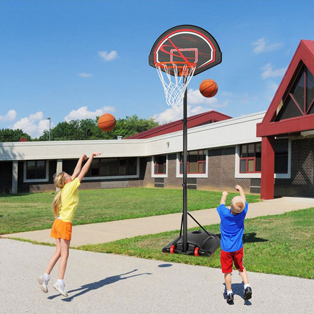 Lifetime Impact Youth 32 Basketball Set Black Red Orange